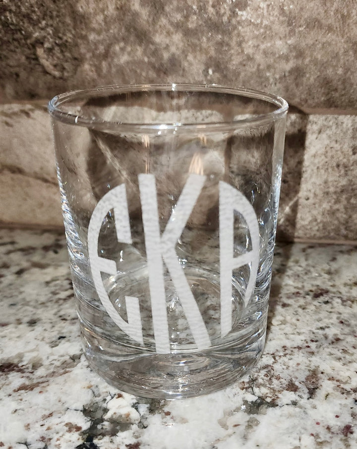 11 oz Laser Engraved Rocks Glass