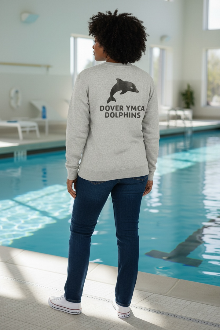 DOVER YMCA Dolphins Crew Sweatshirt