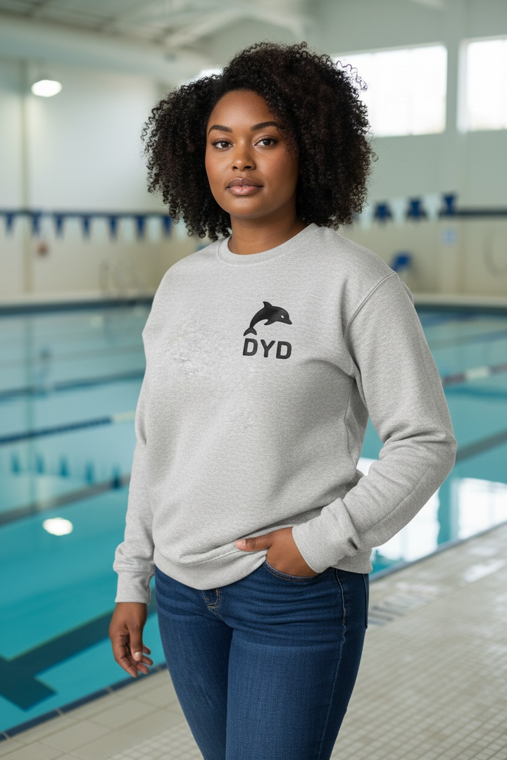 DOVER YMCA Dolphins Crew Sweatshirt