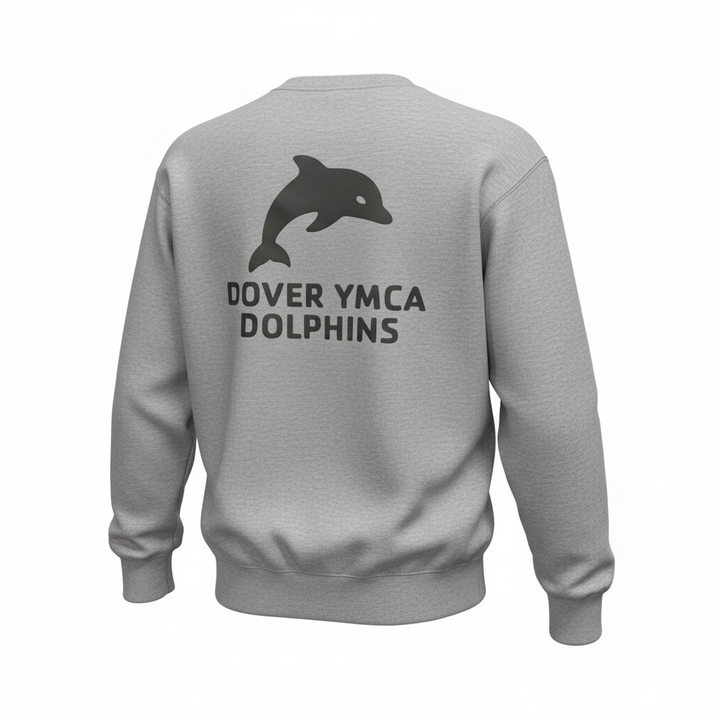DOVER YMCA Dolphins Crew Sweatshirt